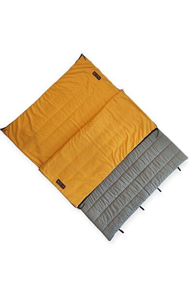 Naturecamp Elika 200 Сірий -5 градусів З'єднуваний двомісний спальний мішок з подушкою