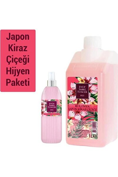 Eyüp Sabri Tuncer Japon Kiraz Çiçeği Kolonyası Yedek Şişe 1 Lt Ve 150 ml Sprey
