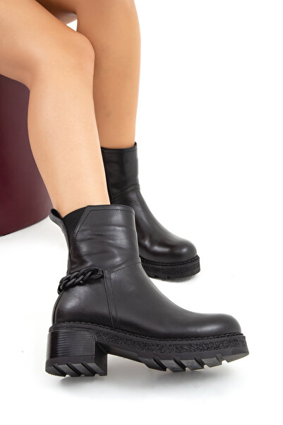 Tamer Tanca Kadın Hakiki Deri Casual Bot 33 38500k Bn Bot Sk 22/23