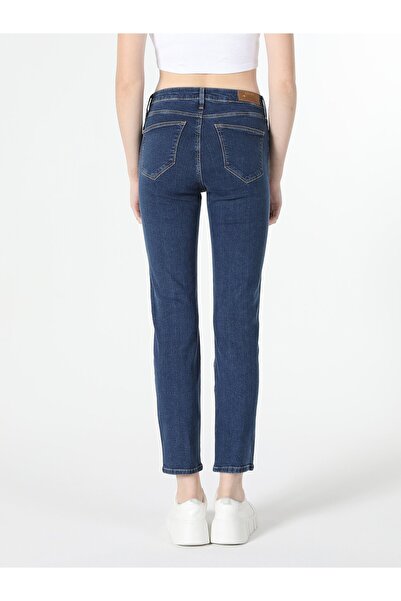 Colin's 703 Carla - Обтягуючі джинси середньої посадки синього кольору для жінок