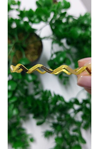 Agora Kıymetli Madenler 22 Ayar 25 gram Zikzak Ajda Yatırımlık Bilezik