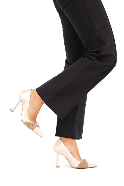 Tamer Tanca Kadın Vegan Stiletto Ayakkabı 675 0715 Bn Ayk Sk22/23