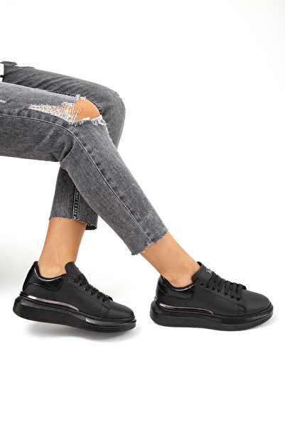 Tamer Tanca Siyah - Kadın Vegan Sneakers & Spor Ayakkabı 804 1997 Bn Ayk Sk22/23