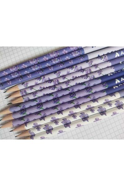 Adel Lavender Pencil HB 12 Pieces