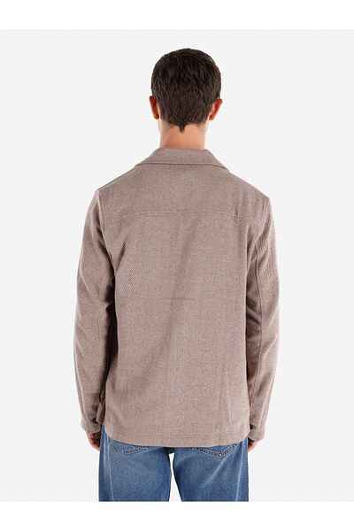 Colin's Cămașă Bej pentru bărbați - Model U. Sleeve