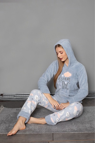 Lady POLAR PİJAMA TAKIMI