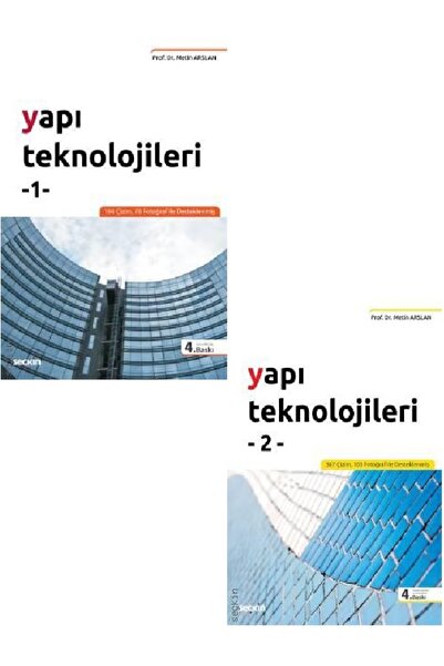 Seçkin Yayıncılık Yapı Teknolojileri –1 - Yapı Teknolojileri – 2 - Metin Arslan 2 KİTAP SET