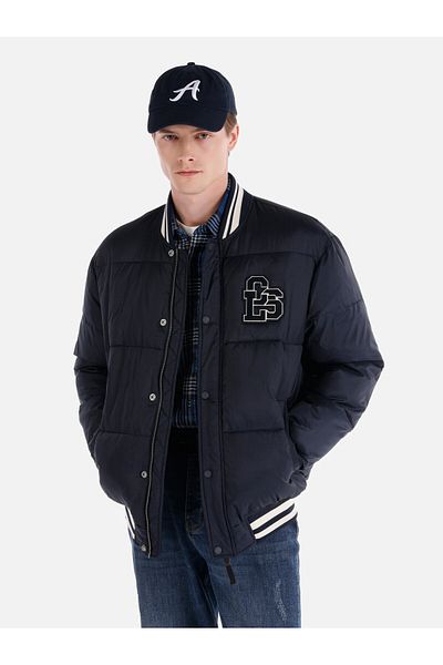 Colin's Мъжко пухено яке тип „Standard Fit“ в тъмносиньо