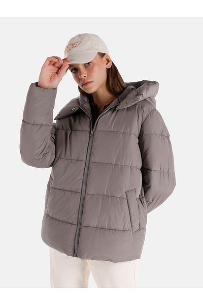 Colin's Palton puf pentru femei cu glugă Regular Fit