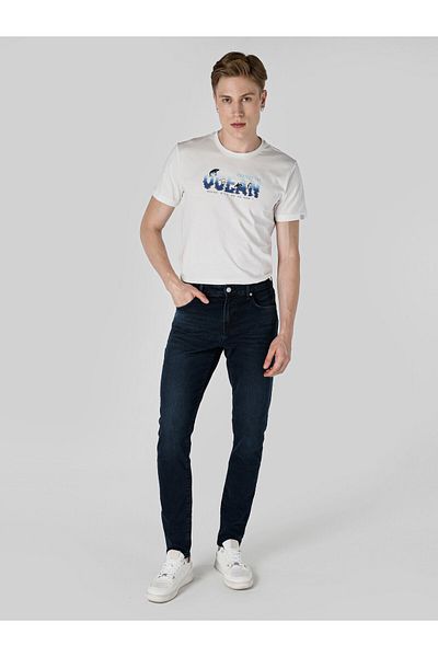 Colin's 041 Danny - Blugi slim pentru bărbați, albastru închis, cu talie joasă și picior subțire
