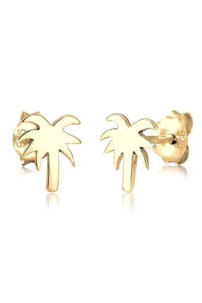 ELLI Ohrringe Palme Trend Strand Urlaub Meer 925 Silber
