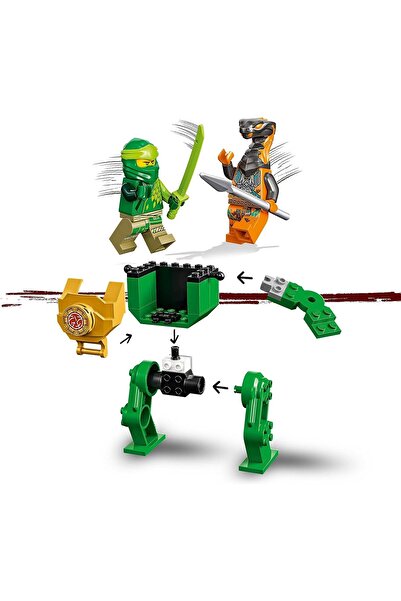 LEGO Lloyd’un Ninja Robotu 71757-4 Yaş Ve Üzeri Için Ninja Içeren Oyuncak Yapım Seti (57 PARÇA)