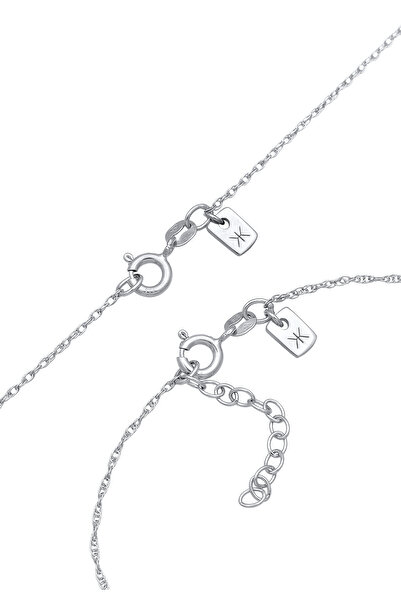 KUZZOI Schmuckset Basic Gliederkette Gedreht 925 Silber