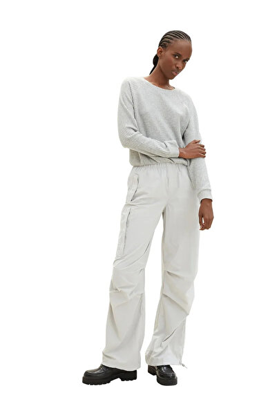 Tom Tailor Denim Sweatshirt Women's / Girls basic light gray melange