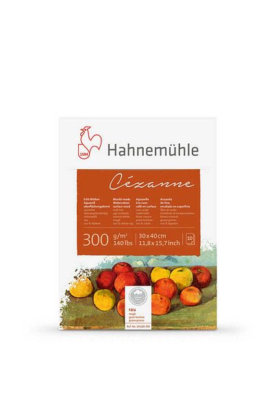 Hahnemühle Watercolor Block Cezanne Rough 300gsm 10sheets 30*40cm