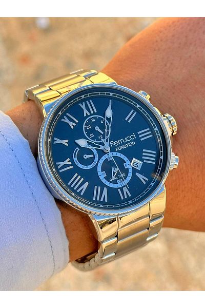 Ferrucci Frc.ft.1.144 Steel Cord Inner Gauges Active Function New Season Men's Wristwatch