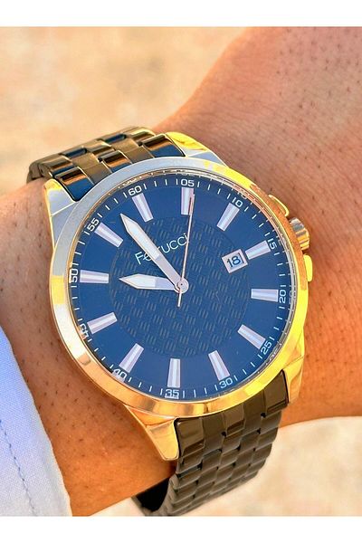 Ferrucci FRC.FT.1.143 Ferrucci Steel Cord 30 Mt Water Resistant New Season Stylish Design Men's Wristwatch