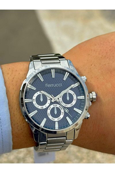 Ferrucci FRC.FT.1.159 Ferrucci Steel Cord 30 Mt Water Resistant New Season Stylish Design Men's Wristwatch