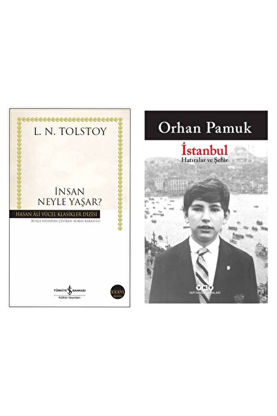 TÜRKİYE İŞ BANKASI KÜLTÜR YAYINLARI İnsan Neyle Yaşar? L. N. Tolstoy - İstanb...