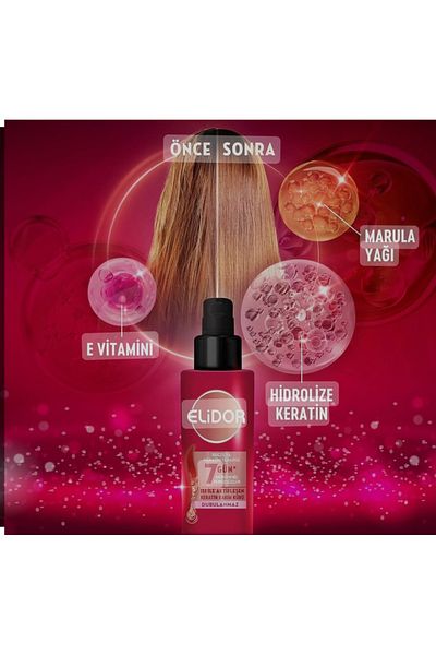 Elidor Brazilian Shampoo Care and Keratin Therapy - Set of 4