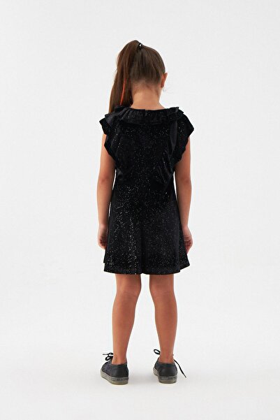 Tyess Bg Store Girl's Black Dress 22fw0tj4906