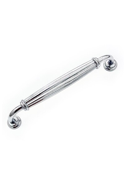 KOÇSAN Kardelen Crom 128 Mm Mâner Mobilier Bucătărie Country de Lux Dulap Mâner Sertar 128 Mm