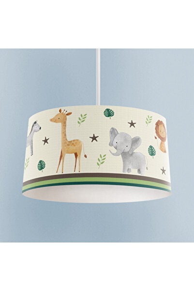 MASAL ODAM BEBEK VE ÇOCUK ODASI Safari Desenli Avize