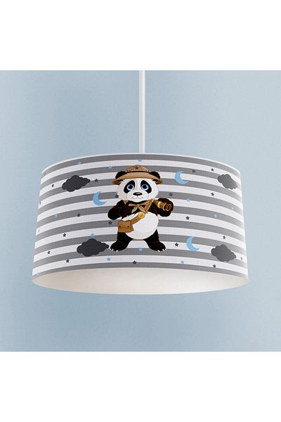 MASAL ODAM Leader Home Baby and Children's Room Scout Panda Patterned Chandelier
