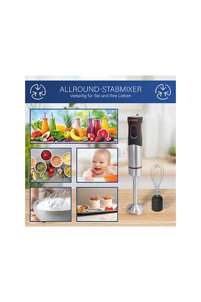 Classbach ® Hand blender Set C-SMS 4001 Stainless Steel