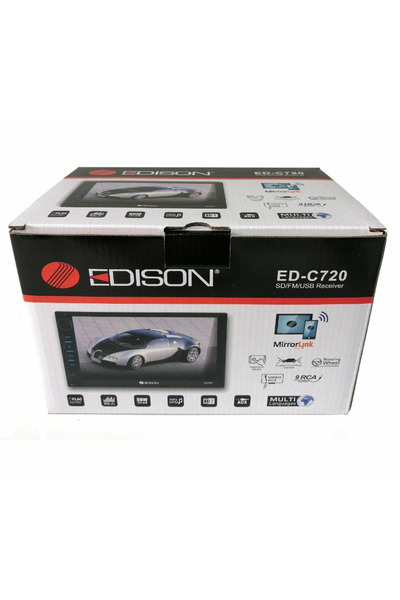 Edison Edison üniversal Double USB SD Teyp 7 İnç/4*50W/Bluetooth Kamera Hediye
