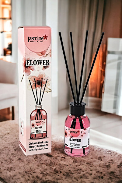 jasmine cosmetics Taze Çiçek Kokulu Fiber Çubuklu Oda Ortam Kokusu 110 Ml