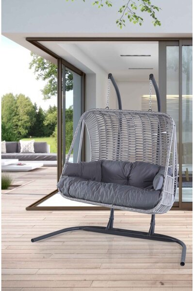 MY WORLD GARDEN BALİNA ÇİFT KİŞİLİK SALINCAK