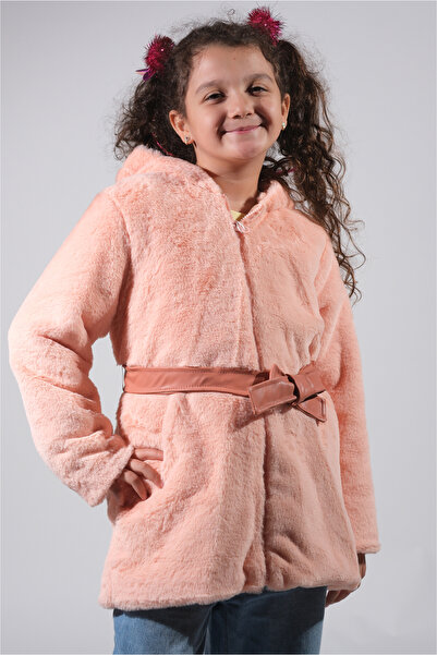 ANNA CARİNO COLLECTİON Hakiki Tüy Deri Kemerli Mont