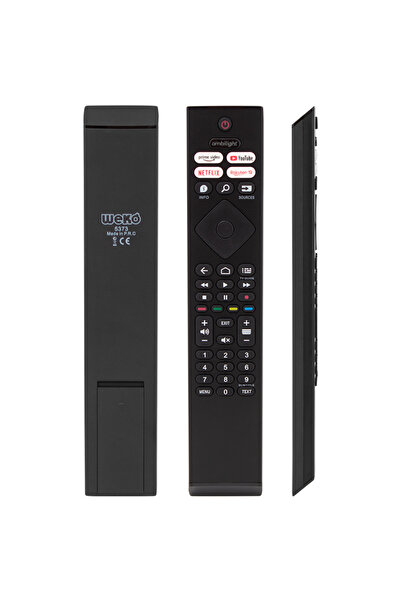 Philips HUAYU KL PHILIPS RM-L1760 AMBILIGHT NETFLIX-PRIME VIDEO-YOUTUBE-RAKUTEN TV TUŞLU LED TV KUMANDASI