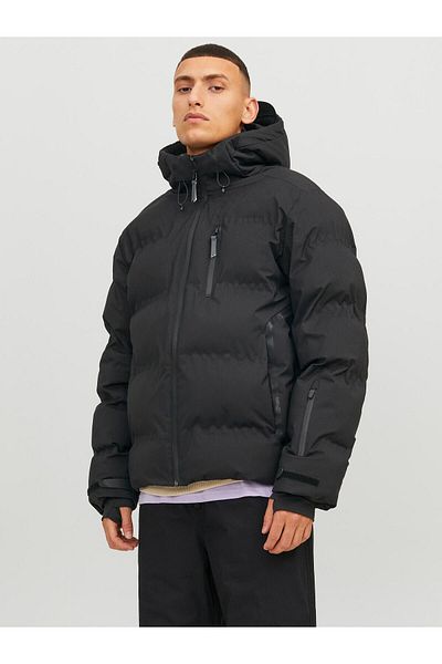 Jack & Jones Palton cu glugă cu tehnologie 3M rezistent la apă și vânt