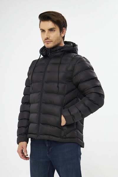 GAREN MEN'S HOODED RAIN WINDPROOF WATERPROFF COAT TOAST