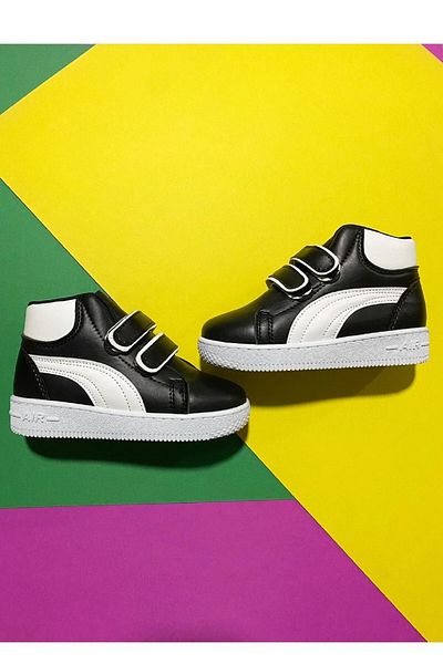 Lagoos Unisex Ανατομικές Χειμερινές Μπότες - Ραφή Velcro, Ασπρόμαυρο