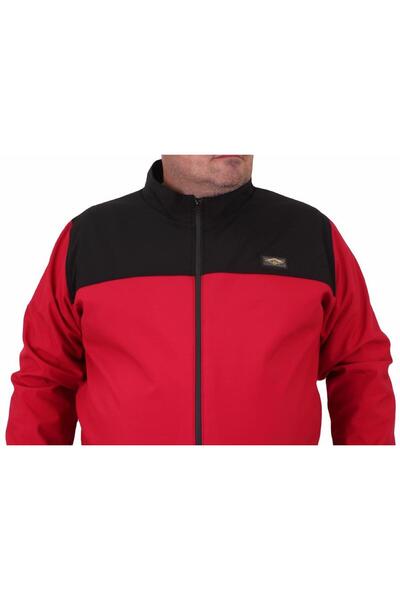MocGrande Large Size Waterproof Waterprof Coat 23822 RED