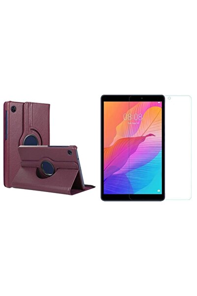 Huawei حافظة كمبيوتر لوحي قابلة للدوران 360 درجة من Mate Pad T10 - T10s + واق...