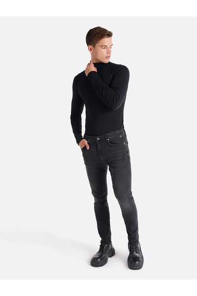 Colin's Мъжки панталон Ryan 035 Черен - Висока талия, Супер Slim Fit, Тесен крачол