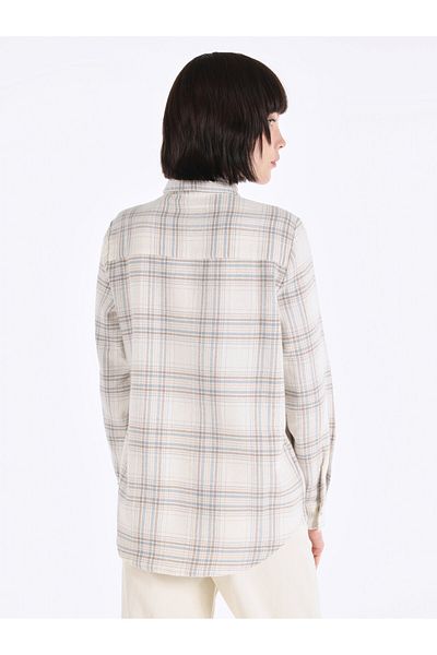 Colin's Ecru Women's Long Sleeve Shirt - Regular Fit Checked