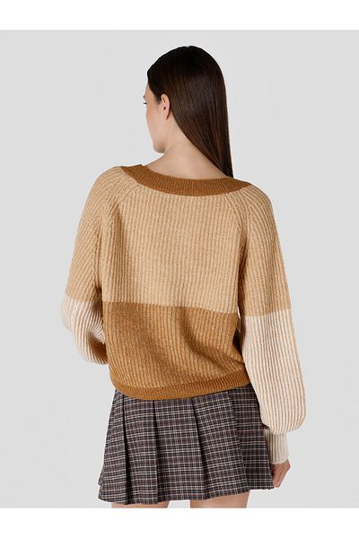 Colin's Brown Regular Fit Women's Cardigan - Buttoned