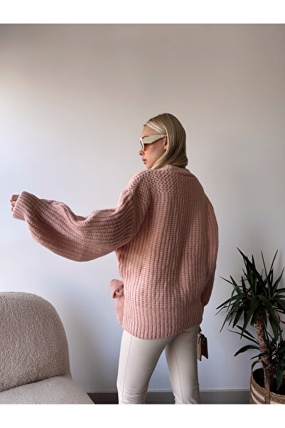 Undeka Store Women's Side Tie Oversize Cardigan