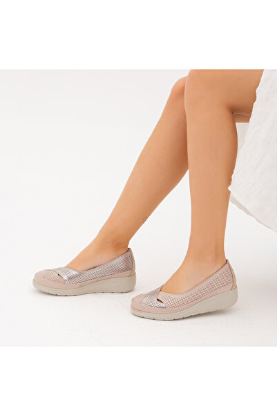 KEMAL TANCA Tamer Tanca Women's Genuine Leather Comfort Shoes 824 1051 Byn Ayk Y22