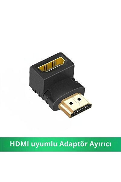 yonextt HDMI Dişi Erkek 90° Ara Adaptör L Tipi