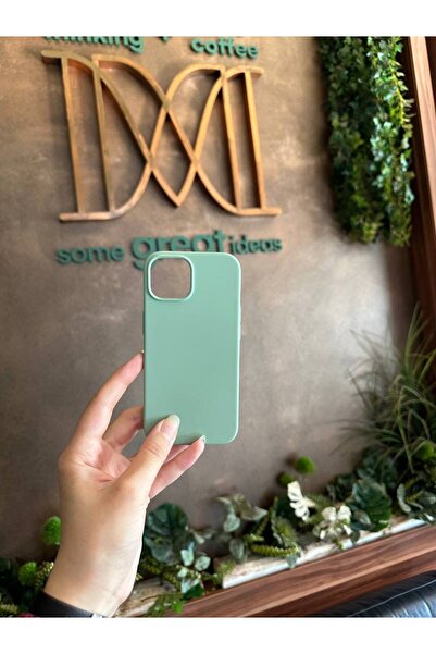 iPhone 15 Uyumlu Logosuz Silikon Lansman Telefon Kılıfı