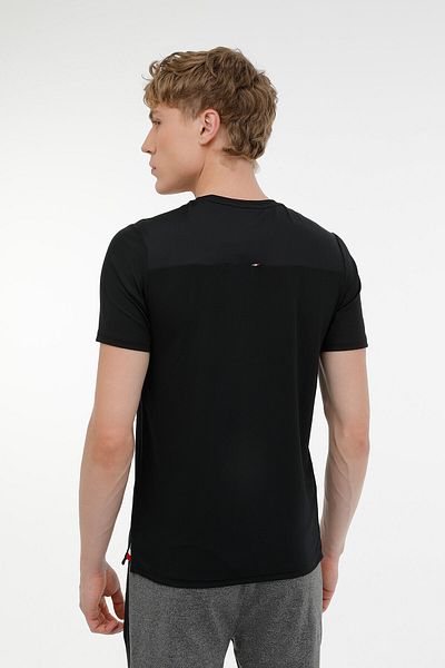 lumberjack ML RENATO 11CT735 3PR Μαύρο ανδρικό κοντομάνικο μπλουζάκι
