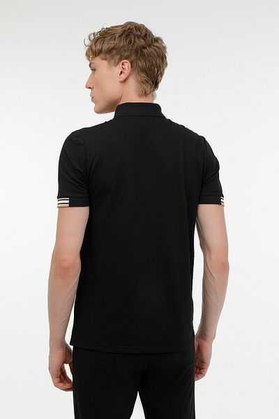 lumberjack ML FRANKY 12BA-111 3PR Μαύρο ανδρικό κοντομάνικο μπλουζάκι