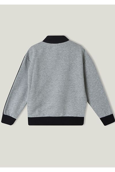 United Colors of Benetton Fata - Hanorac negru cu slogan color block