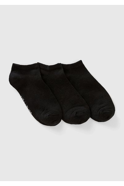 United Colors of Benetton Μαύρες κάλτσες Unisex 3 τεμαχίων